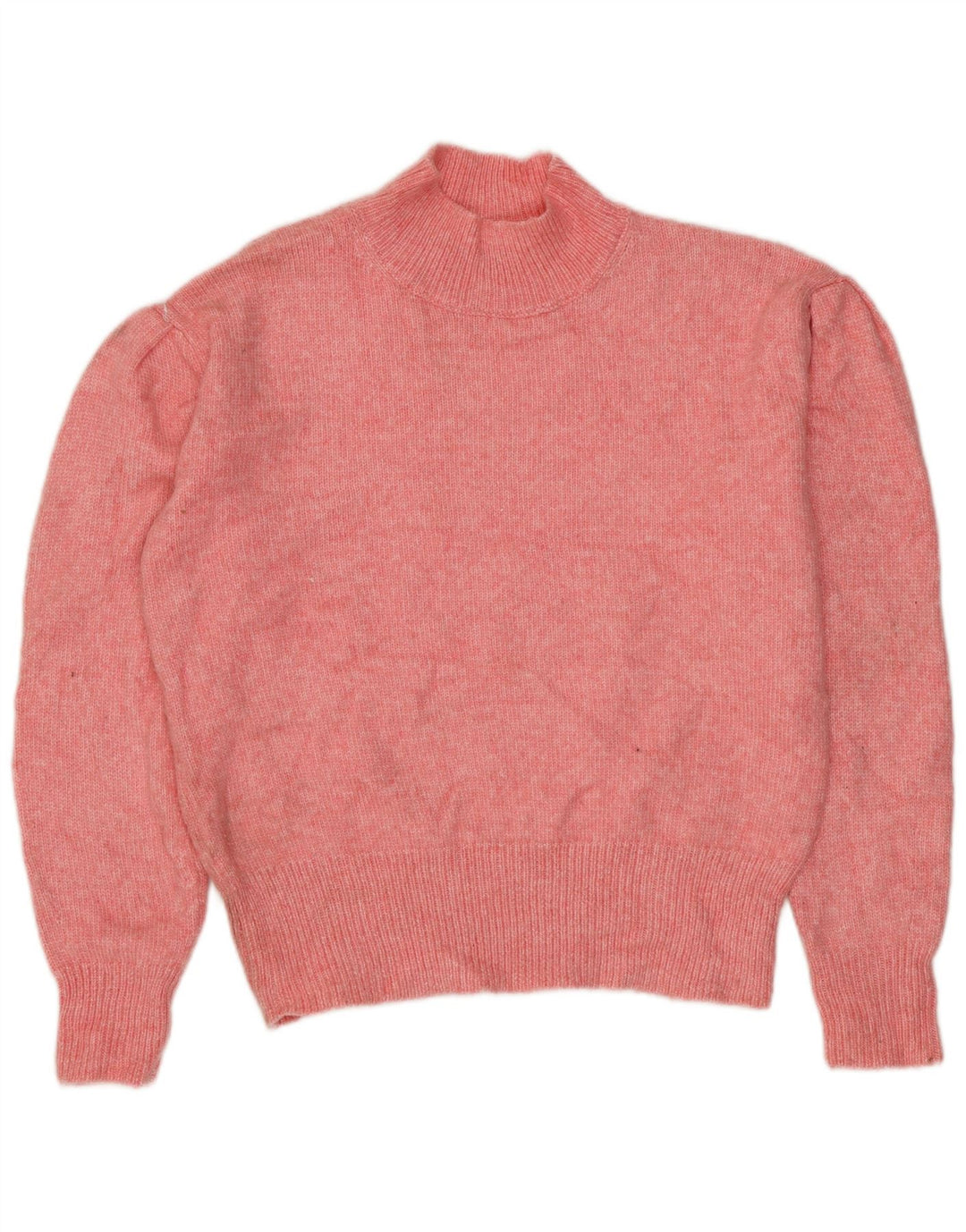 MARKS & SPENCER Pulover oversize cu gât țestoasă pentru femei UK 6 XS roz