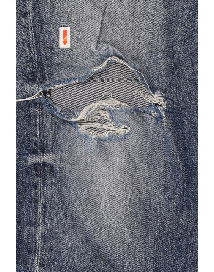 Blugi drepți distressed 514 Levi's pentru bărbați L32 L30 Bumbac albastru