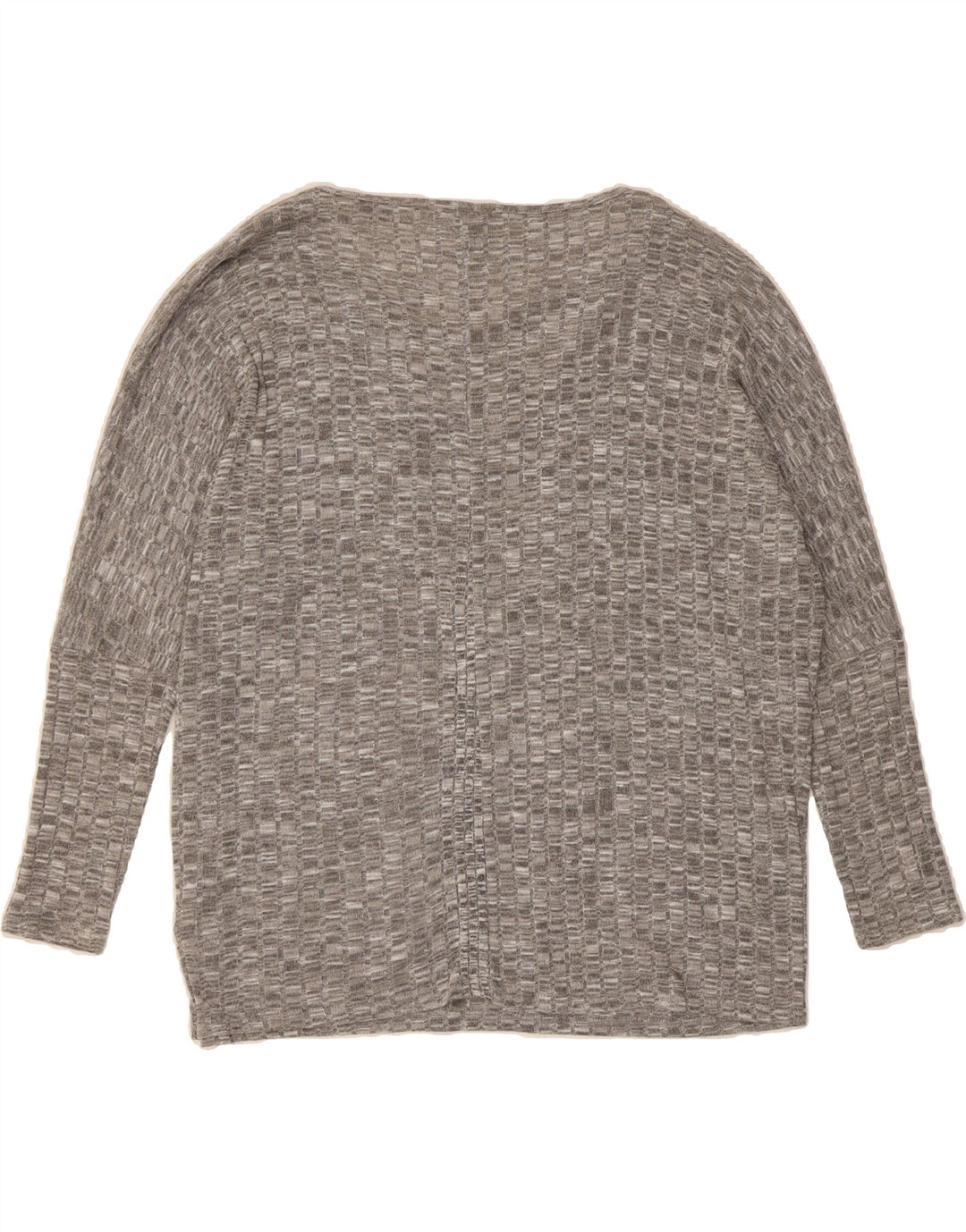 LIPSY Womens Oversized V-Neck Jumper Sweater UK 12 Medium Grey Viscose Vintage Lipsy and Second-Hand Lipsy from Messina Hembry 