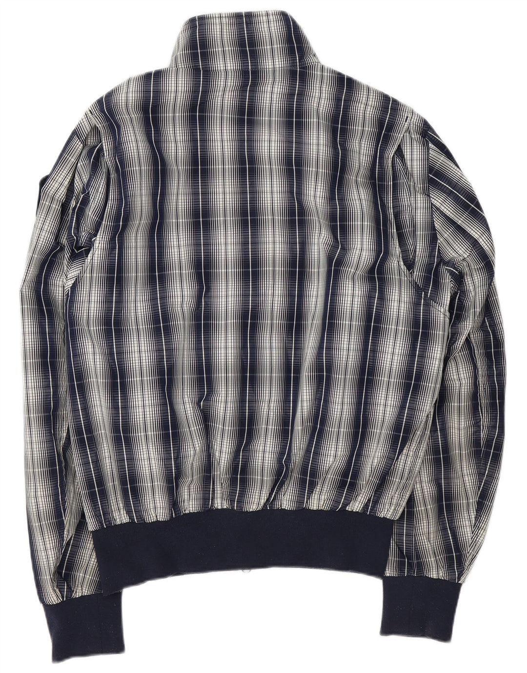 Blauer Bomber Jacket pentru bărbați UK 42 XL Bleumarin din poliester cu carouri