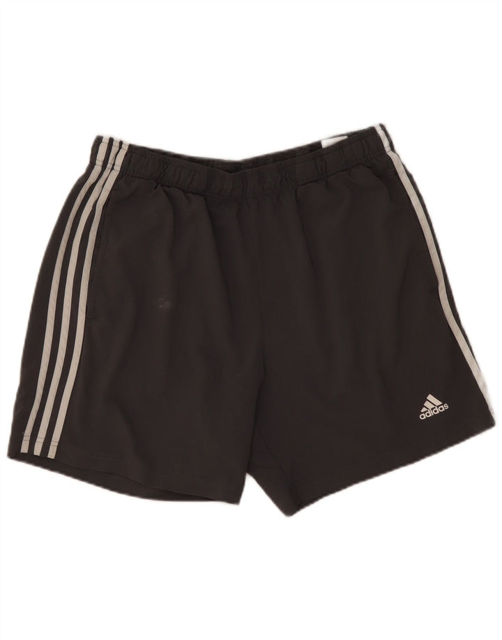 Pantaloni scurți sport Adidas pentru bărbați, mari, gri, poliester