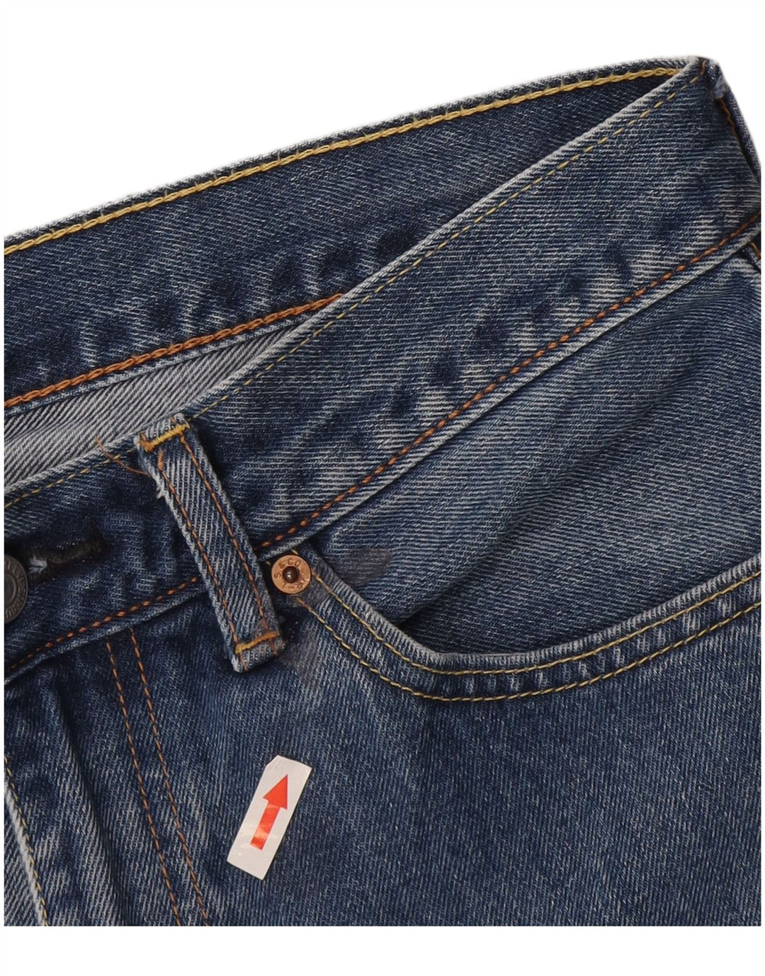 Blugi drepti tăiați pentru bărbați Levi's 751 L32 L24 Bumbac albastru