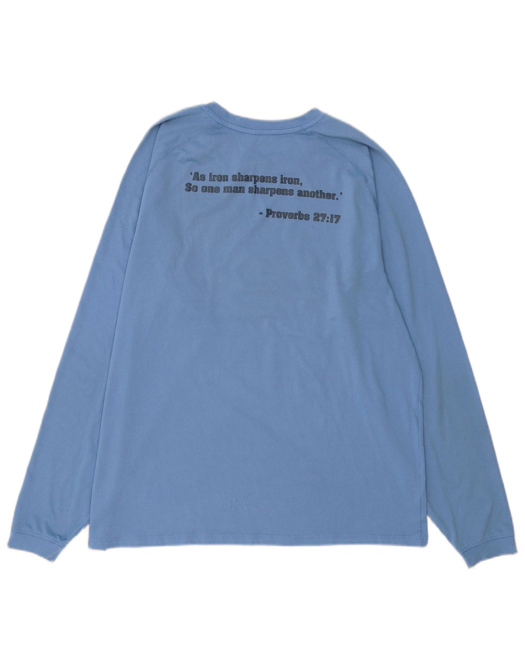 Adidas Villanova Graphic Top cu mânecă lungă, mare, albastru, poliester