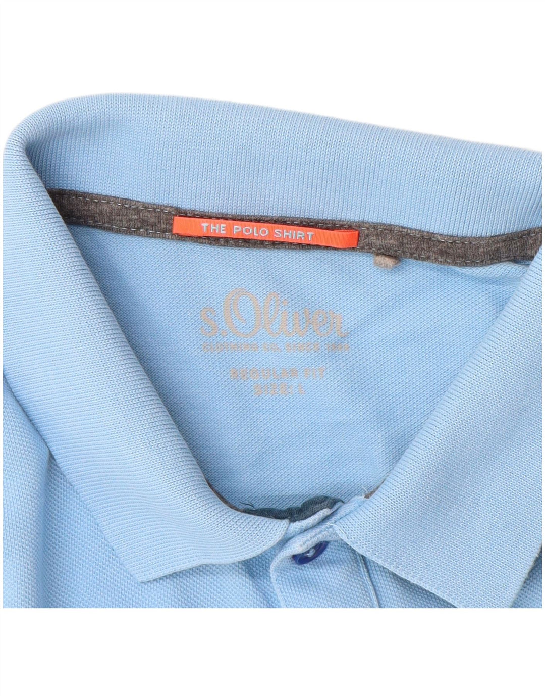 S.OLIVER Womens Regular Fit Polo Shirt UK 16 Large Blue