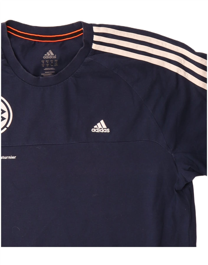 Tricou Adidas Climalite Graphic Top XL Bleumarin Poliester