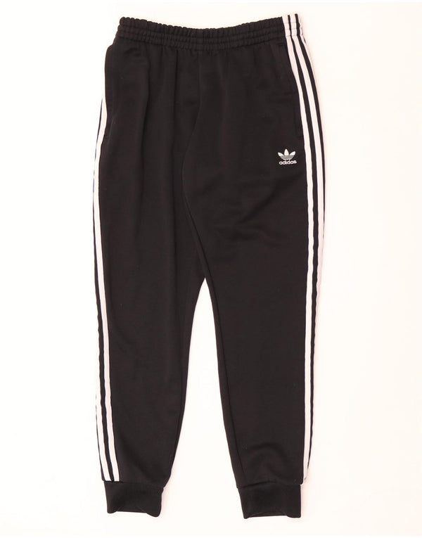 Pantaloni de trening Adidas pentru bărbați Joggeri poliester mediu negru