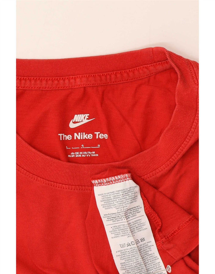 Tricou pentru bărbați Nike Top mare bumbac roșu