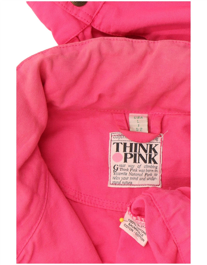 Jachetă pentru bărbați Think Pink IT 52 XL, bumbac roz