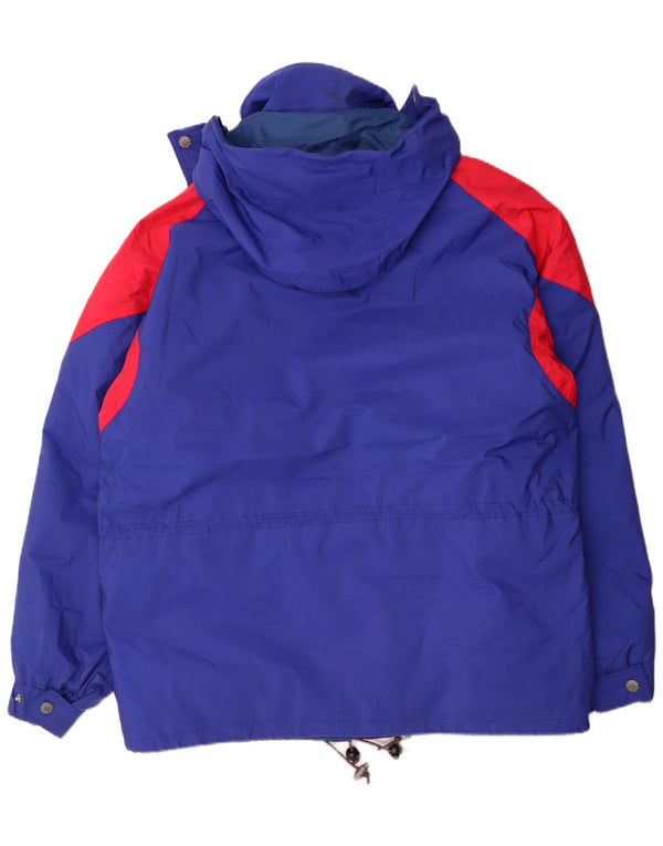 Geacă de schi căptușită cu glugă Gore-Tex pentru bărbați Geo Spirit IT 52 XL Albastru Colorblock