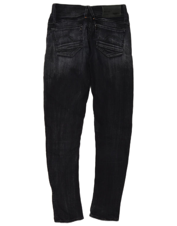 Blugi subțiri pentru femei G-Star W25 L30 bumbac negru