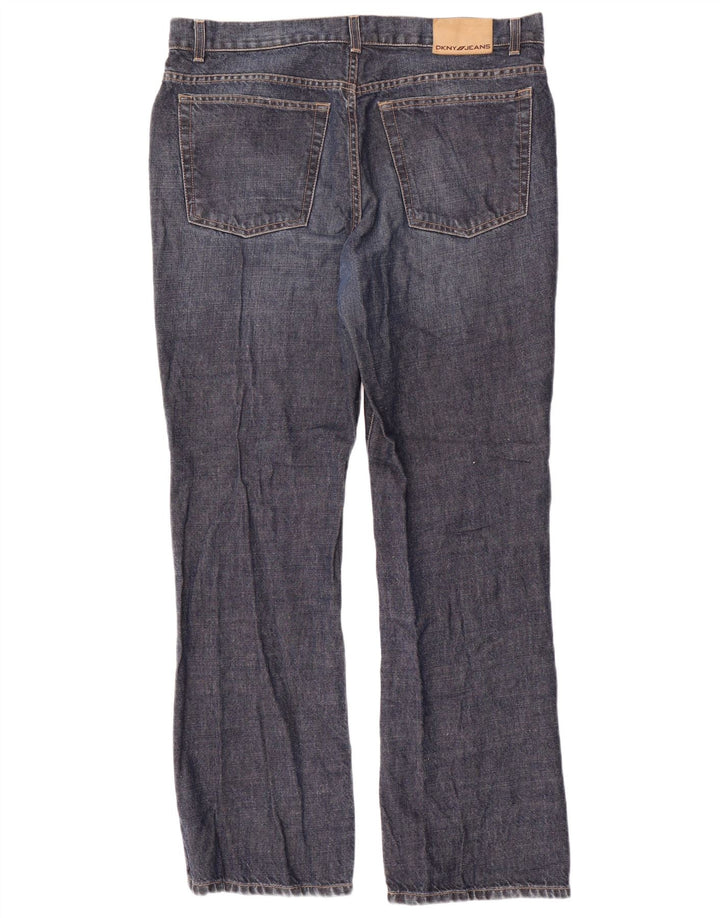 Blugi Dkny Bărbați Drepți W38 L31 Bumbac Bleumarin
