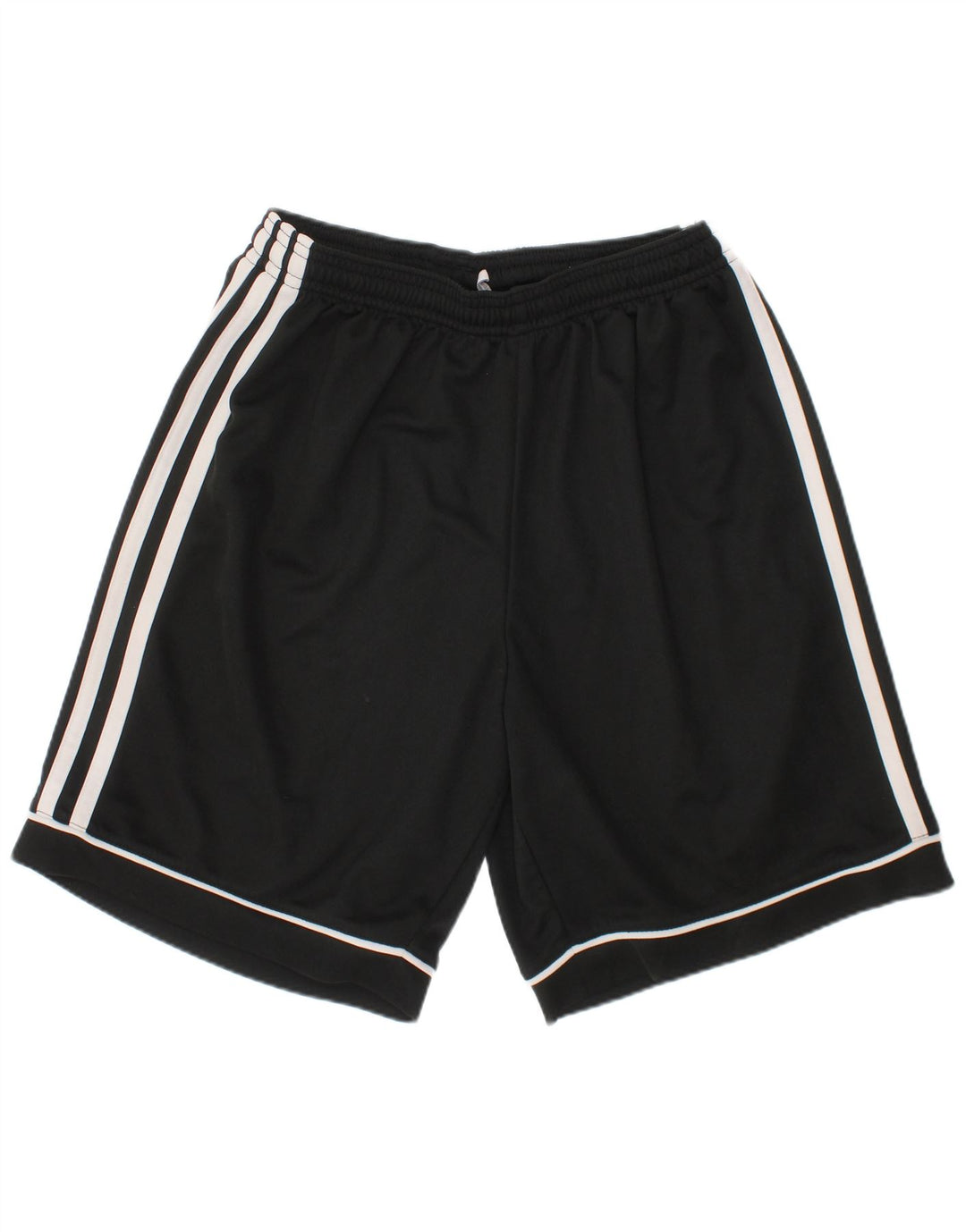 Pantaloni scurți sport pentru băieți Adidas Climalite 13-14 ani, poliester, negru