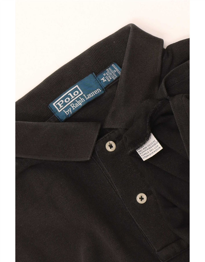 Cămașă grafică Polo Ralph Lauren pentru bărbați, bumbac mediu negru