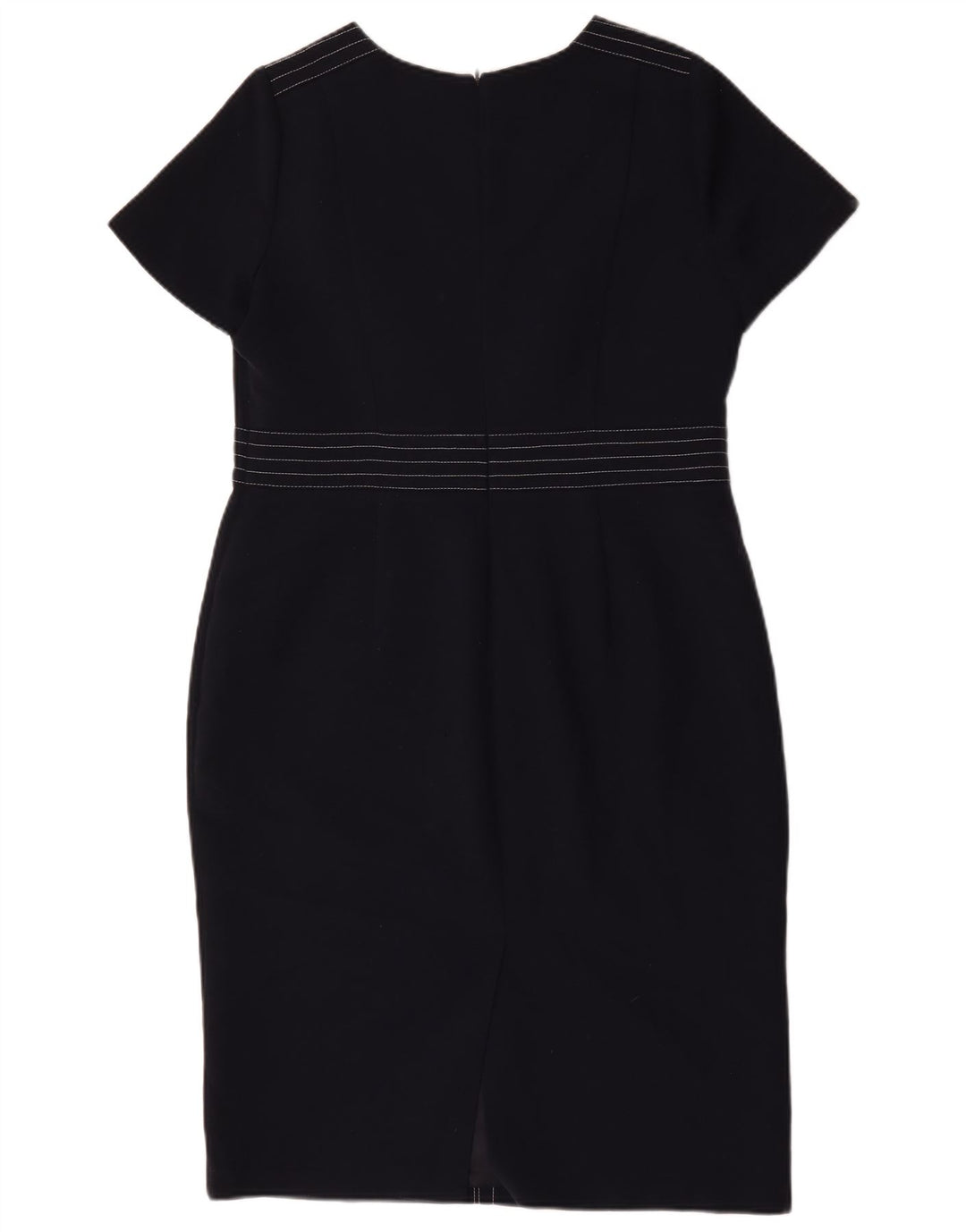 Rochie teacă pentru femei Marks & Spencer UK 16 mare poliester bleumarin