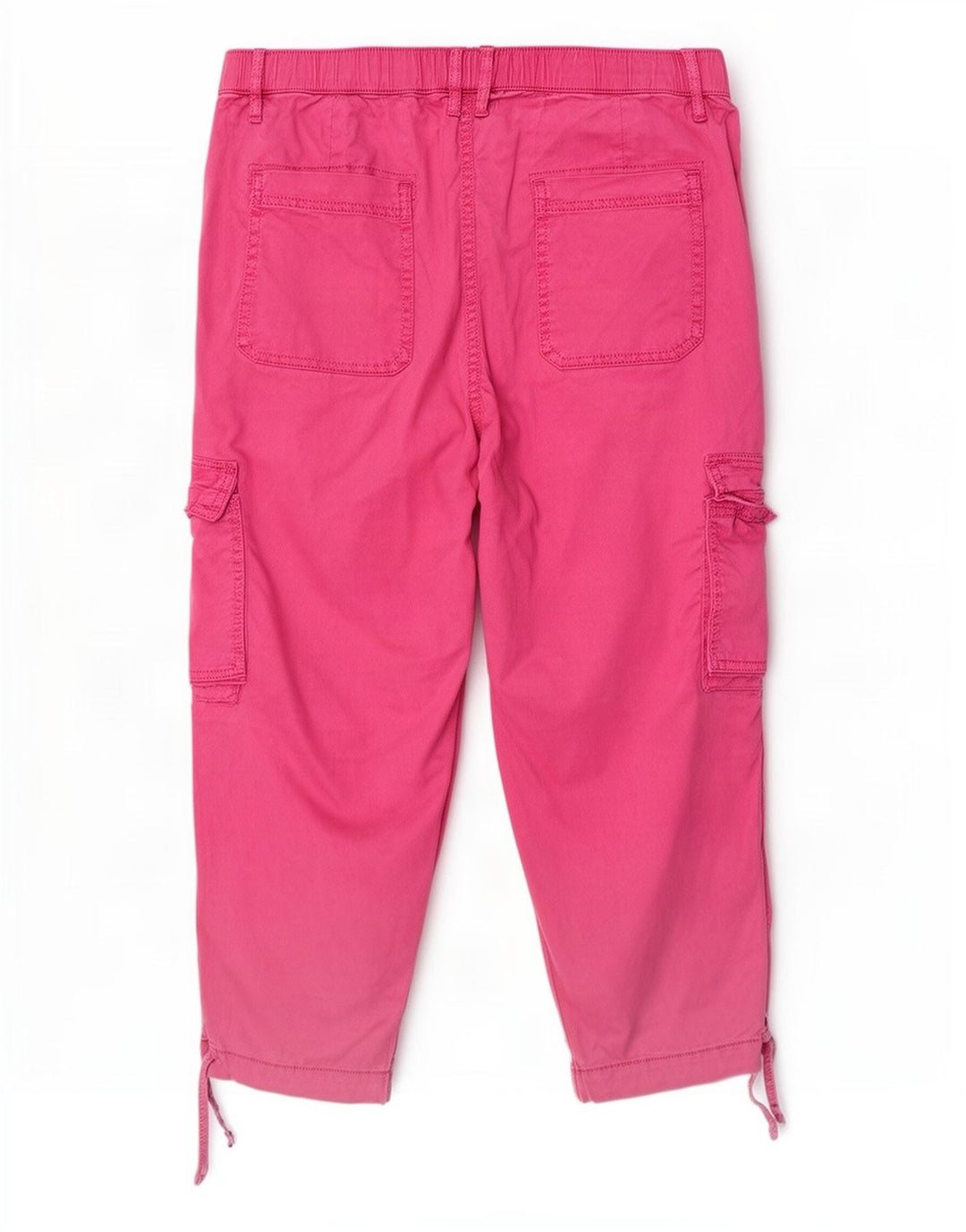 Marks & Spencer Pantaloni Cargo Capri pentru femei UK 12 Medium W30 L22 Roz