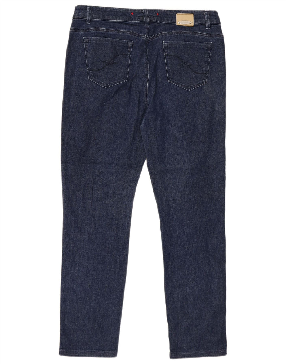 TRUSSARDI Womens Slim Jeans W34 L30 Navy Blue Cotton