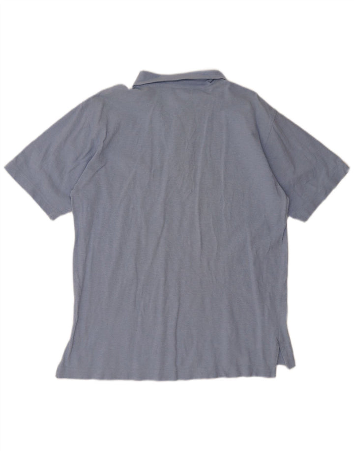 Tricou polo pentru bărbați Henry Cottons din bumbac albastru mare