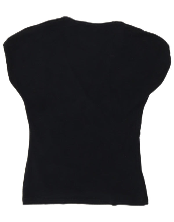 UNITED COLORS OF BENETTON Bluză de damă Top UK 8 Small Bleumarin Clasic