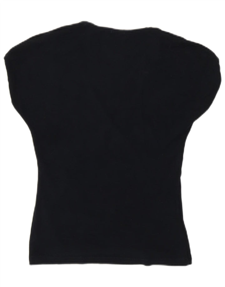 UNITED COLORS OF BENETTON Bluză de damă Top UK 8 Small Bleumarin Clasic