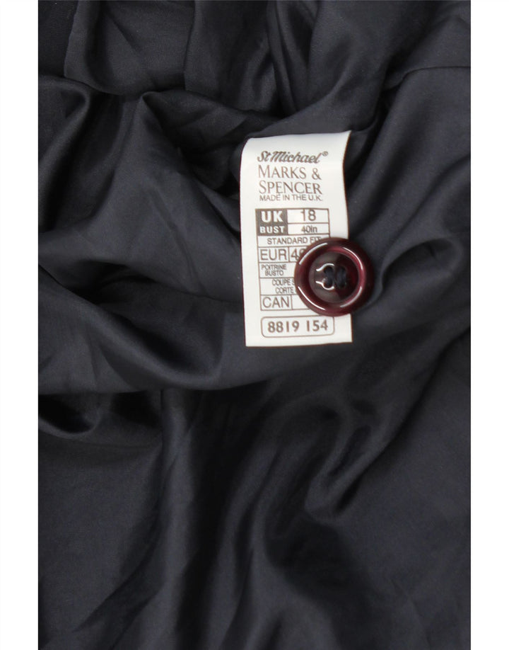 Marks & Spencer jachetă cu mânecă scurtă pentru femei UK 18 XL bleumarin