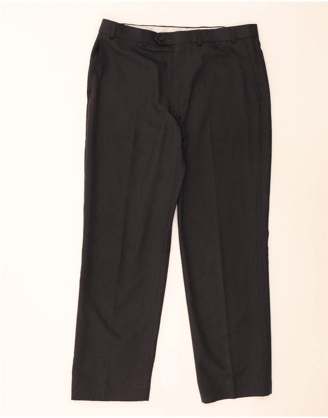 Marks & Spencer Pantaloni de costum drepți croiți pentru bărbați L36 L31 gri