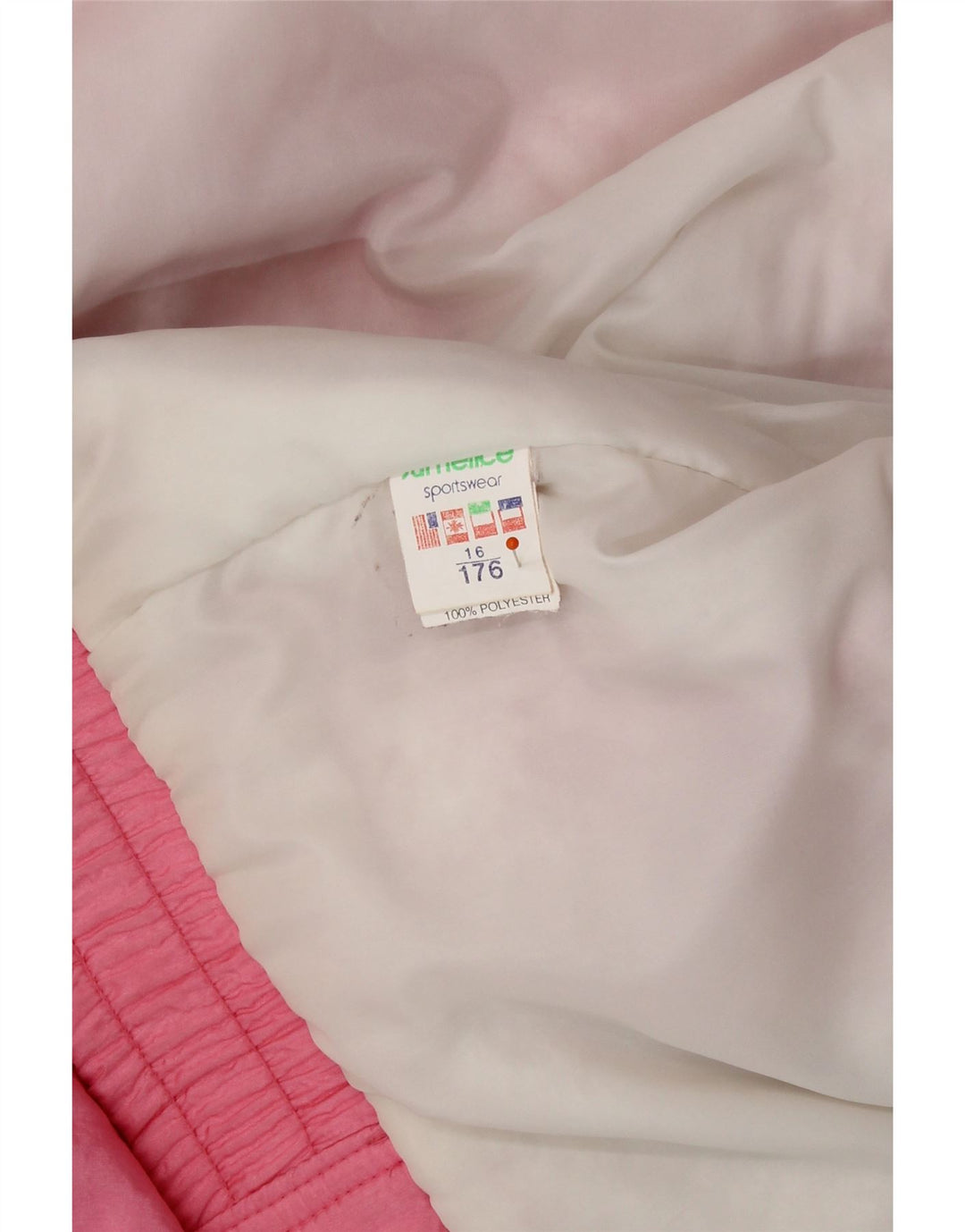 Bomber San Felice pentru fete 15-16 ani roz din poliamidă color bloc