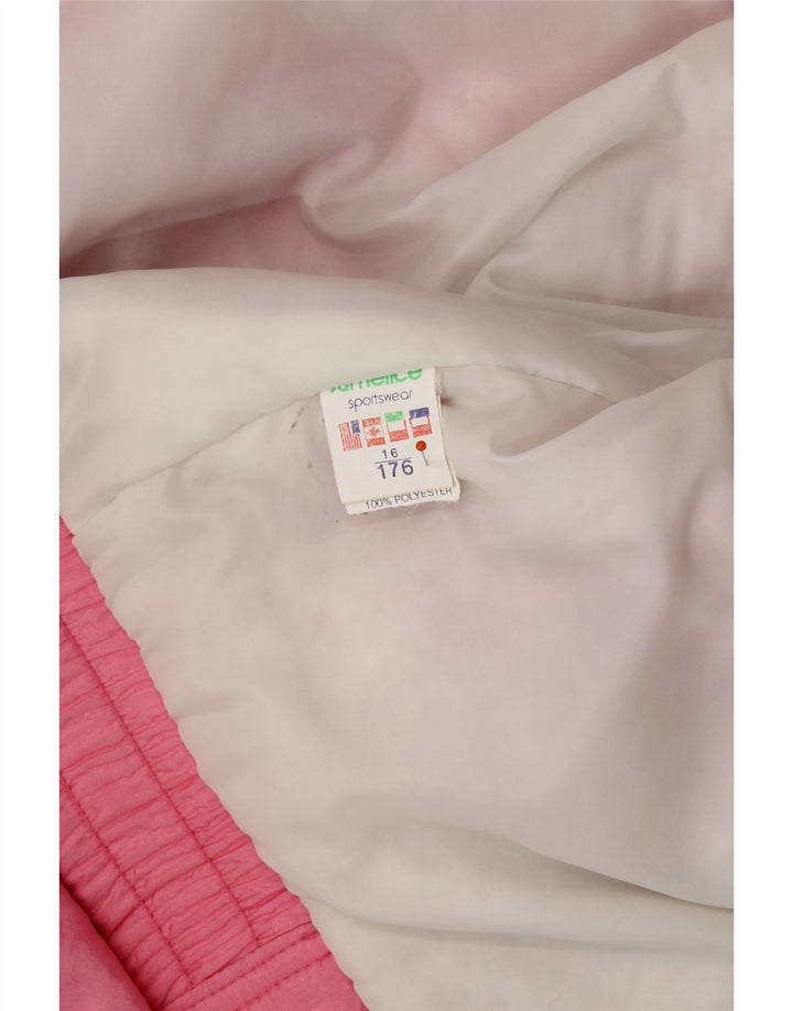 Bomber San Felice pentru fete 15-16 ani roz din poliamidă color bloc