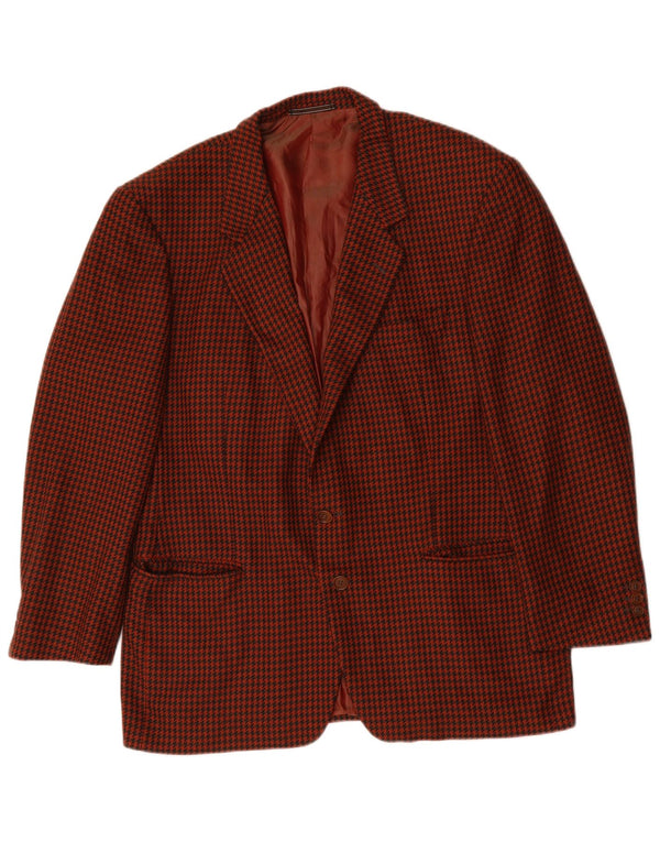 Sacou blazer pentru bărbați Ermenegildo Zegna, cu 2 nasturi, UK 42 XL, maro, picioare de gală
