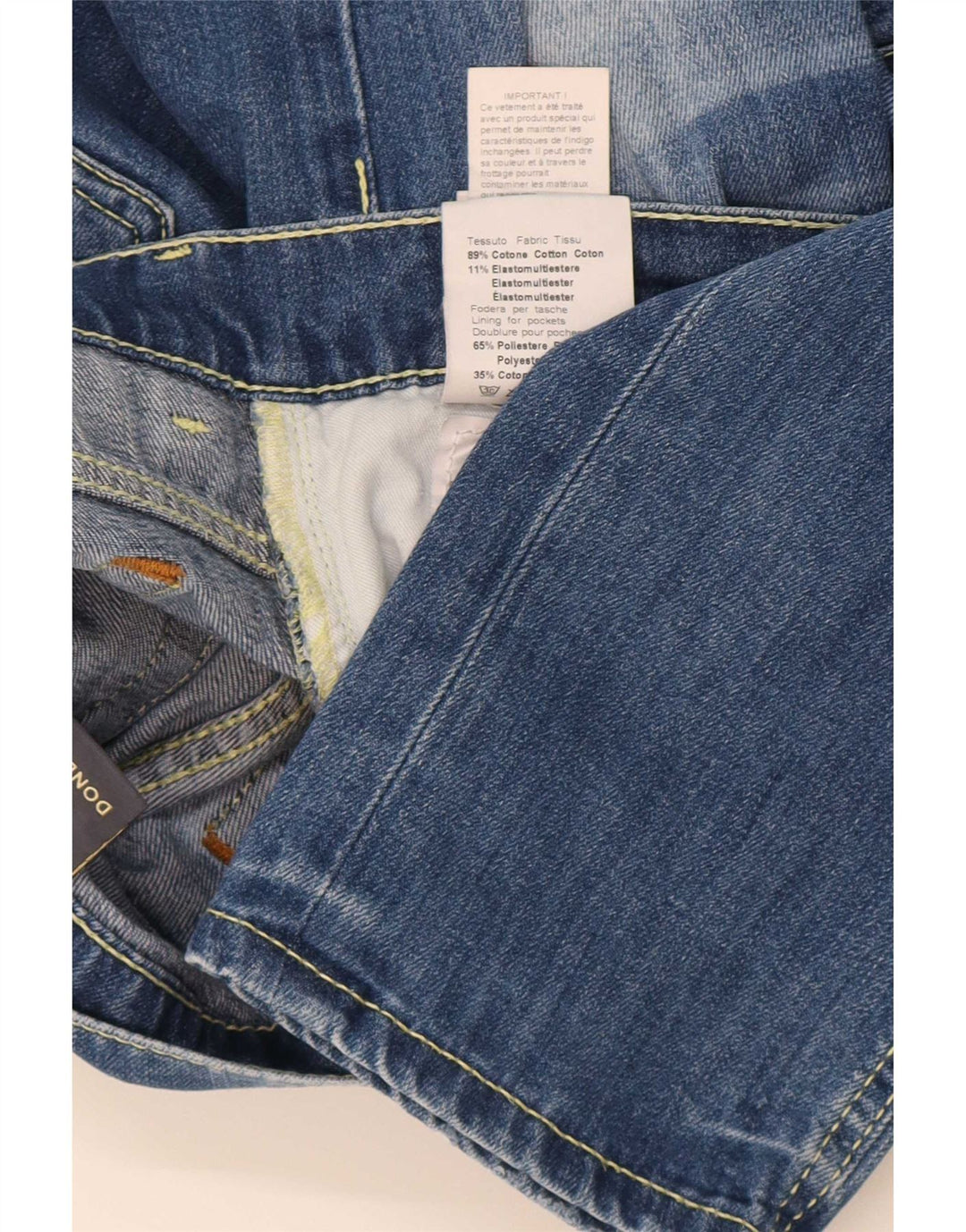 Dondup Blugi Slim Femei L33 L32 Bumbac Albastru