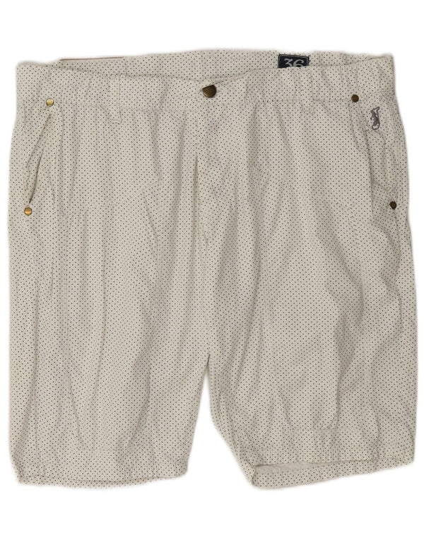 Pantaloni scurți chino pentru bărbați Jeckerson IT 50 Large W36 Bumbac cu pete albe