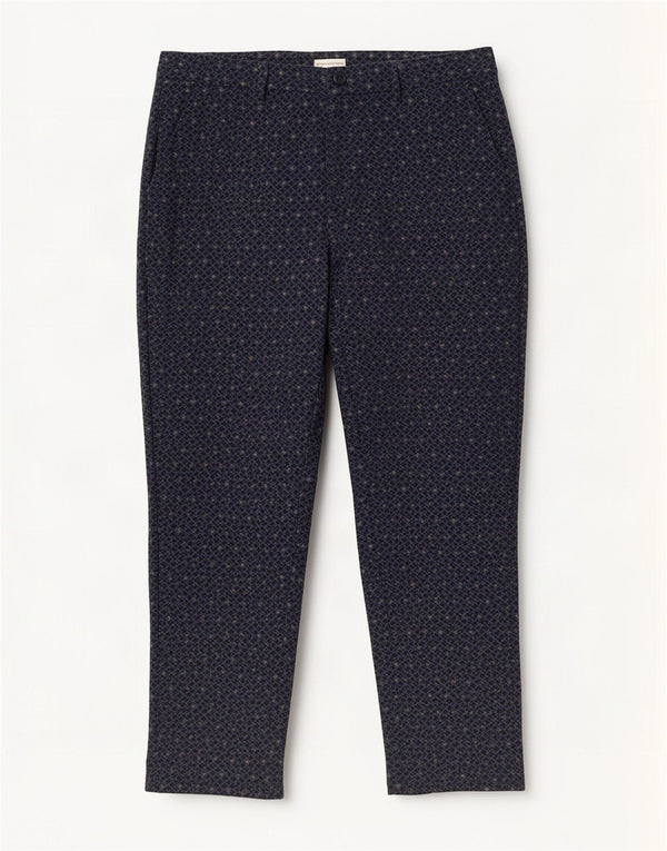 Pantaloni tăiați pentru femei Marks & Spencer UK 14 Large W34 L25 Bleumarin