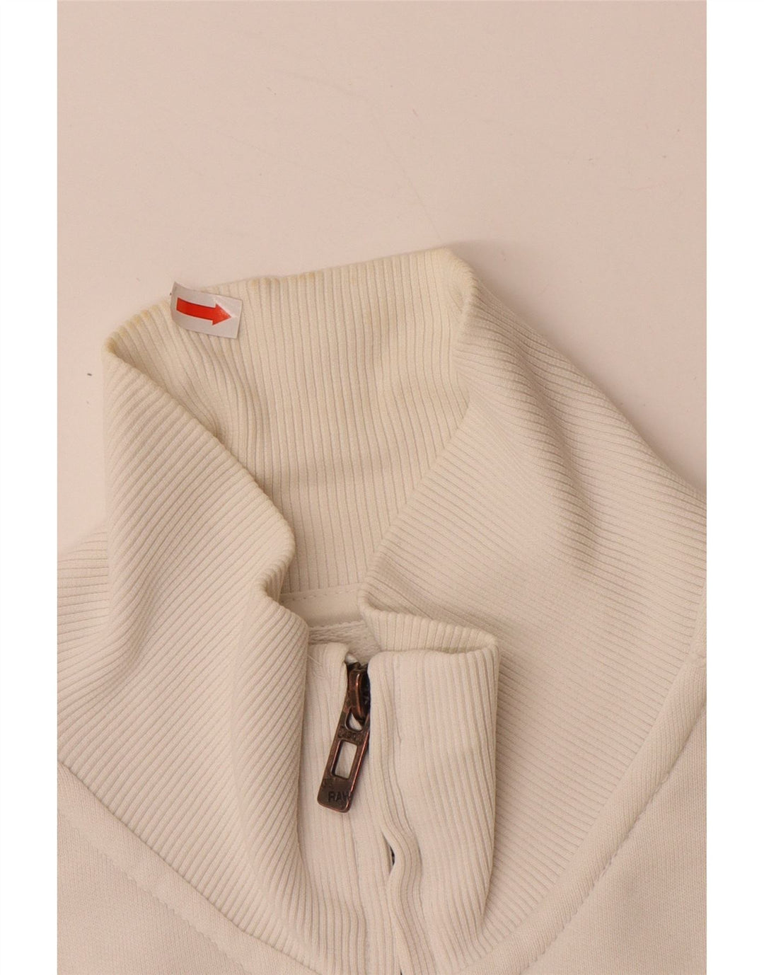 Jachetă de trening pentru bărbați G-STAR, bumbac alb mediu