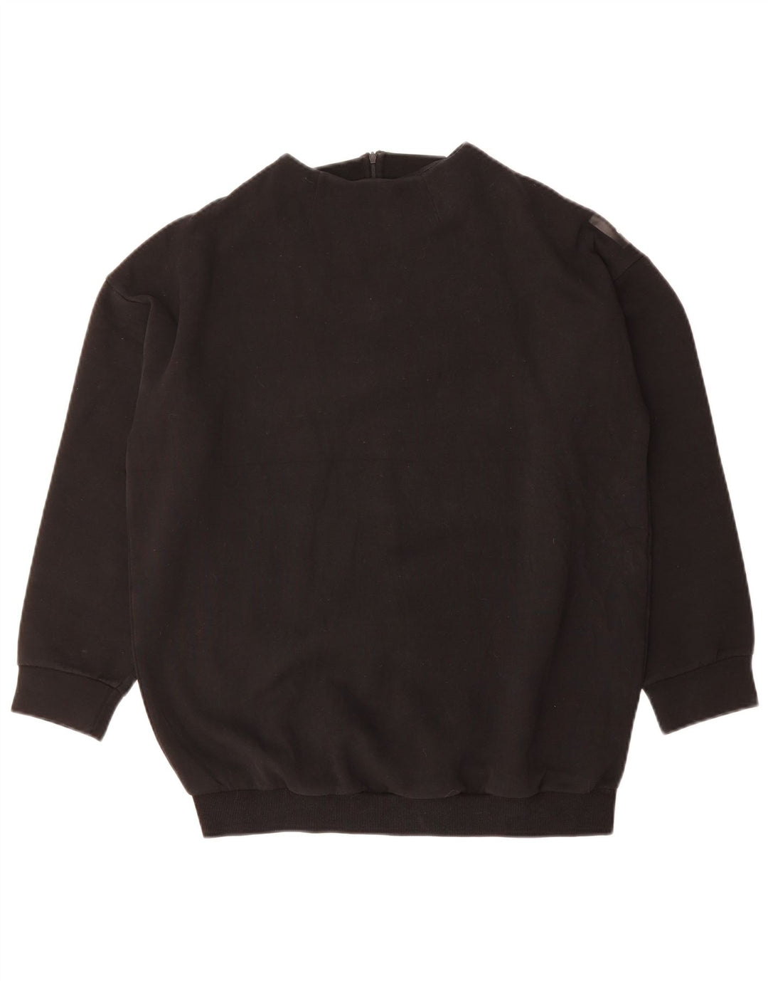 ADIDAS Womens Oversized Sweatshirt Jumper UK 14 Large Black