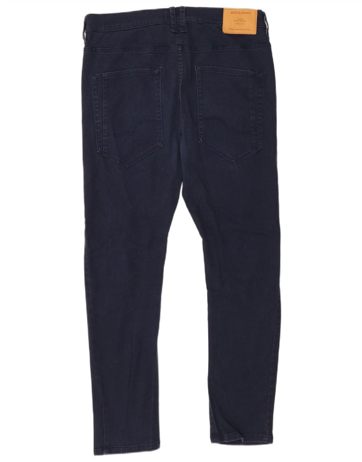 Blugi slim pentru bărbați Jack & Jones W32 L27 bleumarin