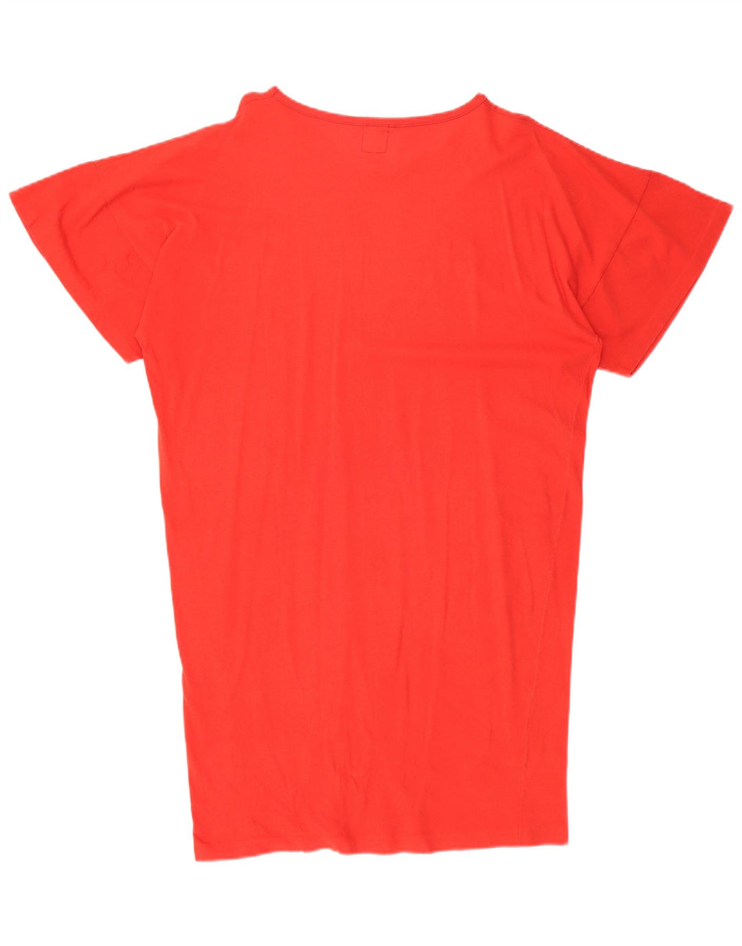 Rochie tricou vintage pentru femei supradimensionate IT 42 bumbac roșu mediu