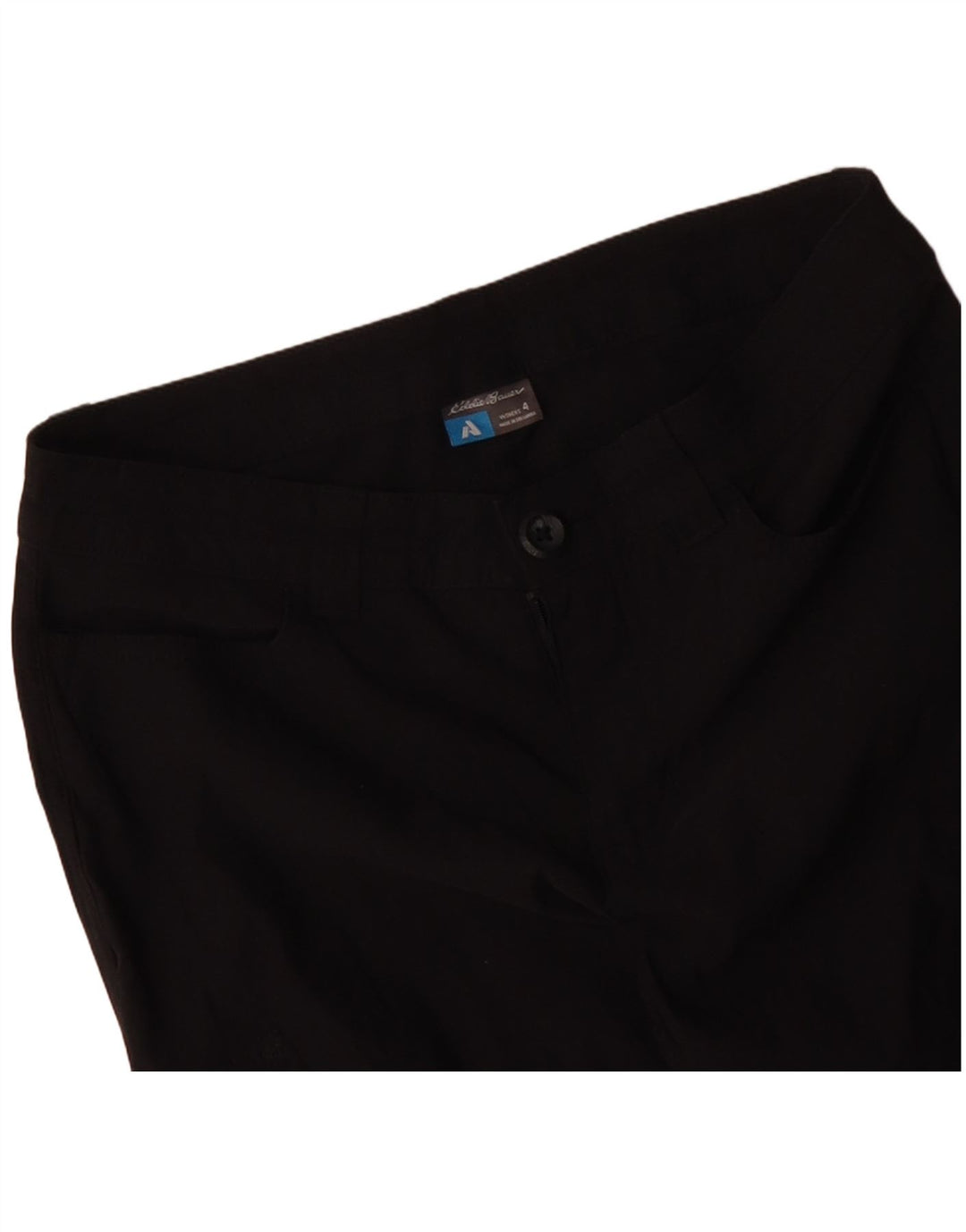 Pantaloni cargo drepti pentru femei Eddie Bauer US 4 Small W30 L31 Black Sports