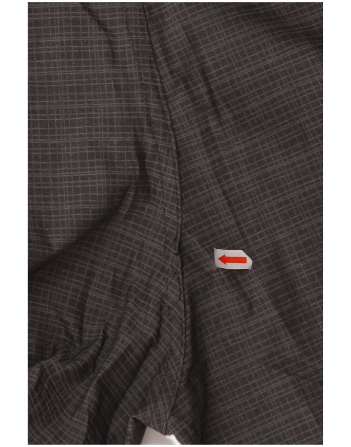 Pantaloni scurți chino pentru bărbați QUIKSILVER W40 XL poliamidă cu carouri gri