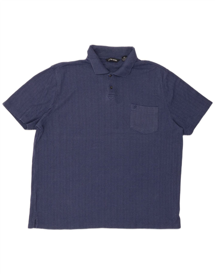 PIERRE CARDIN Cămașă Polo pentru bărbați XL Bumbac bleumarin