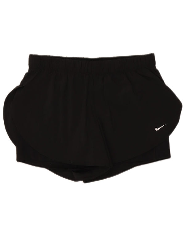 Pantaloni scurți sport Nike Dri Fit pentru femei UK 18 XL Poliester negru