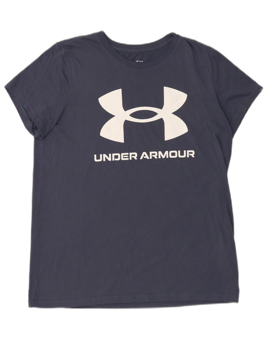 Tricou grafic pentru bărbați UNDER ARMOUR Top mare din bumbac bleumarin