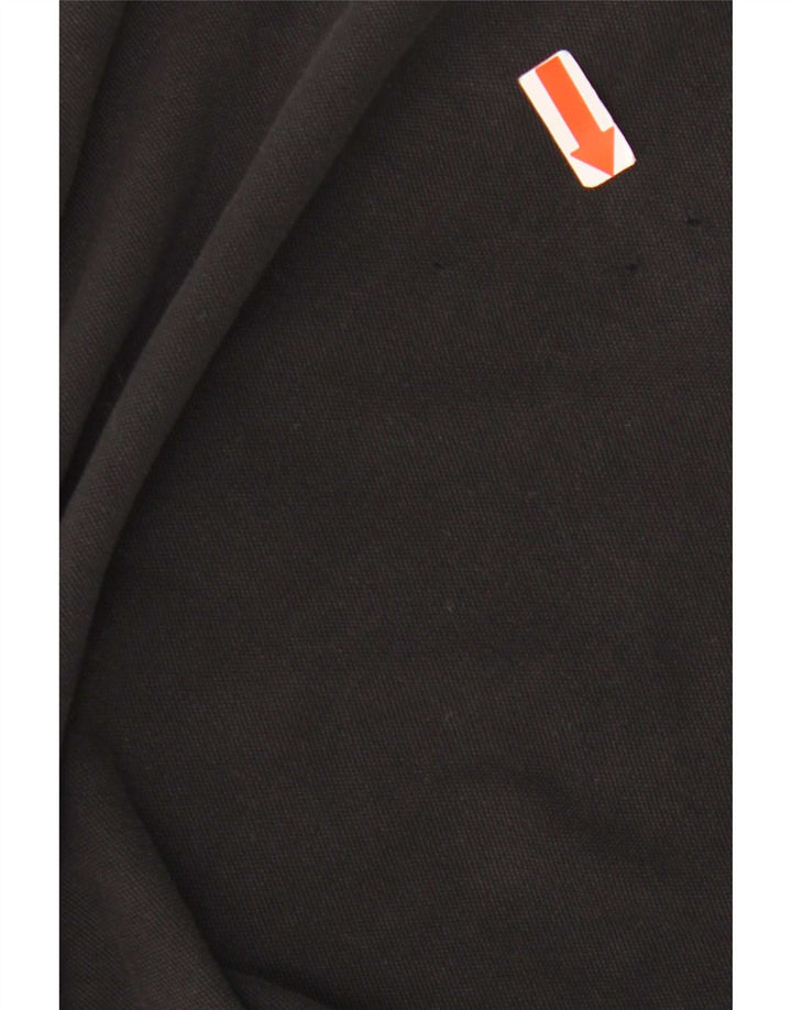 Barbour Tricou polo pentru bărbați, bumbac mediu negru