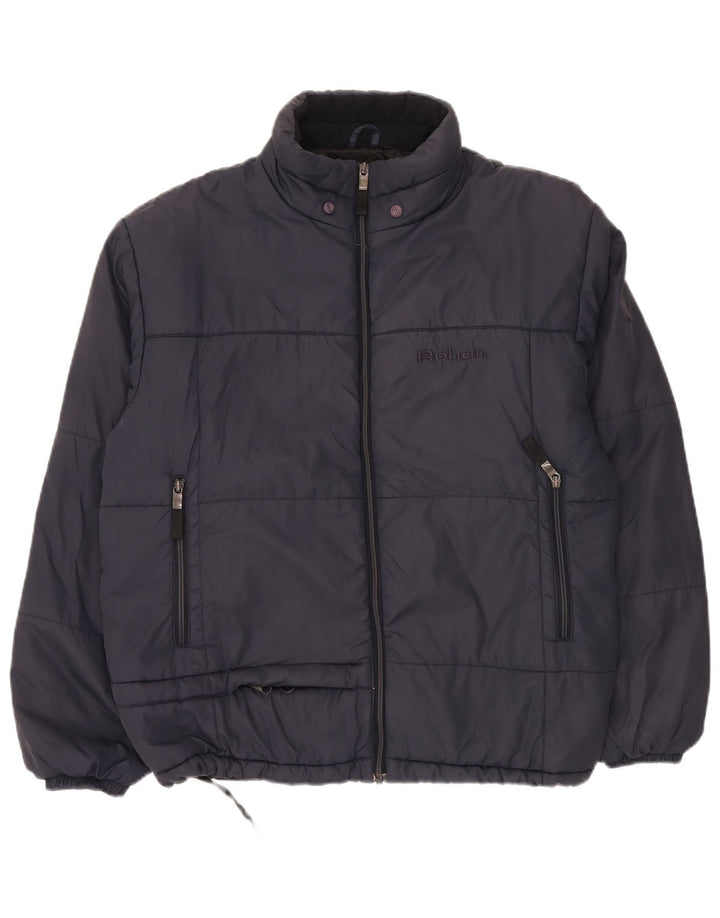 Jachetă căptușită unisex ROHAN pentru bărbați UK 38 Medium Bleumarin Poliamidă