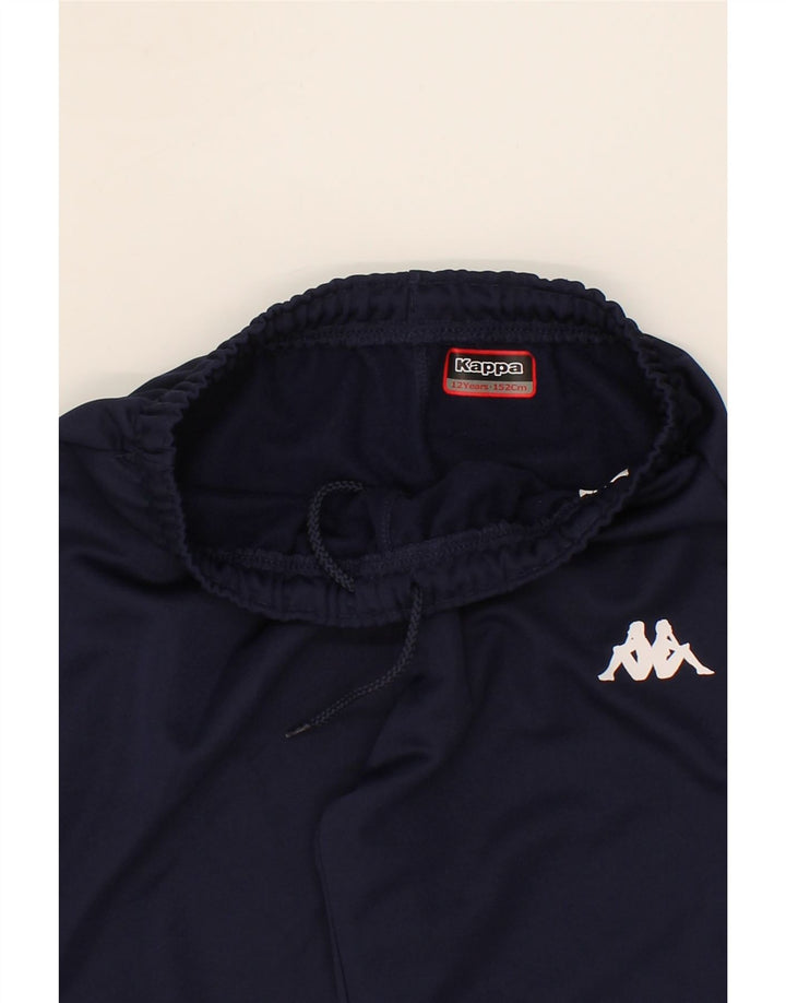 KAPPA Boys Bermuda Sport Shorts 11-12 Years Navy Blue Vintage Kappa and Second-Hand Kappa from Messina Hembry 