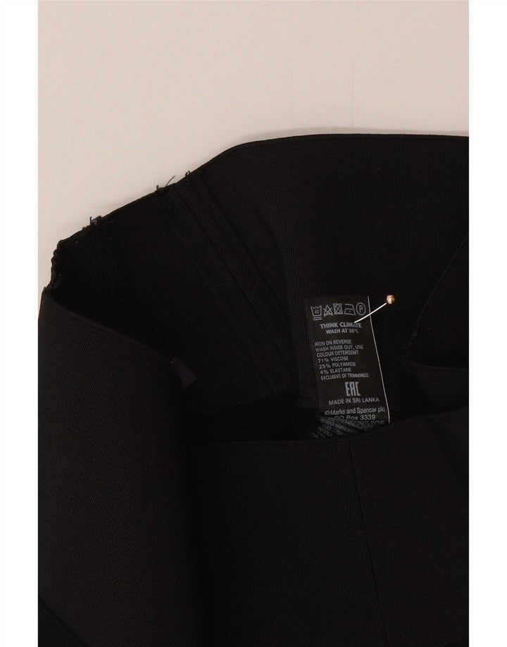 Leggings pentru femei Marks & Spencer UK 8 Small Black Viscose