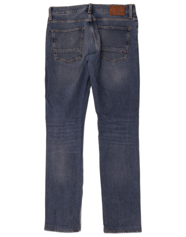 Blugi drepti Tommy Hilfiger Denton pentru femei W30 L34 Bumbac albastru