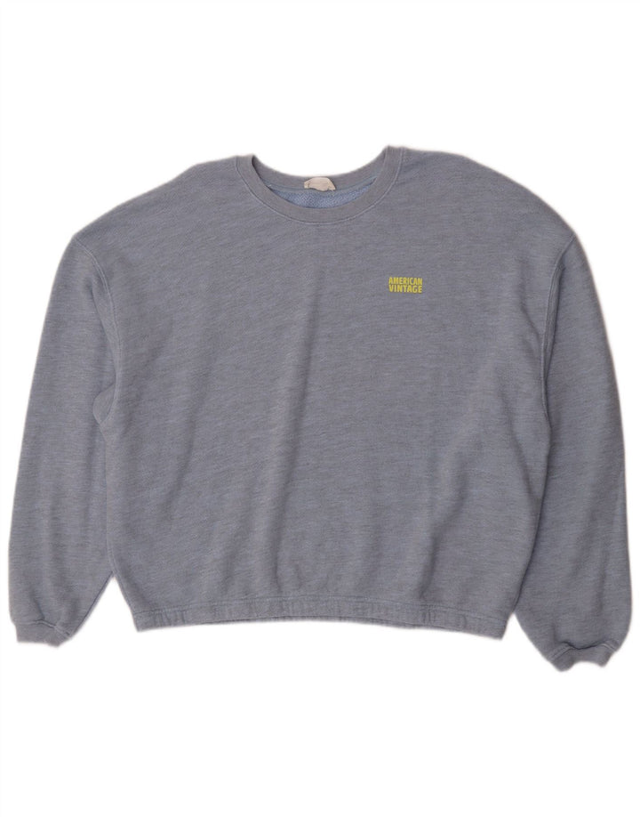 American Vintage Pulover pentru damă UK 16 Large Blue Classic