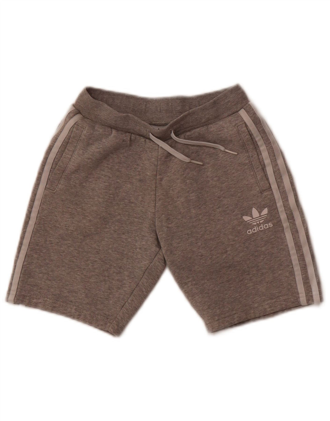 Pantaloni scurți sport pentru băieți Adidas 8-9 ani bumbac gri