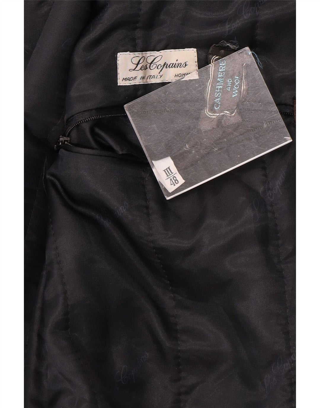 Palton bărbătesc Les Copains IT 48 Medium Bleumarin Casmir