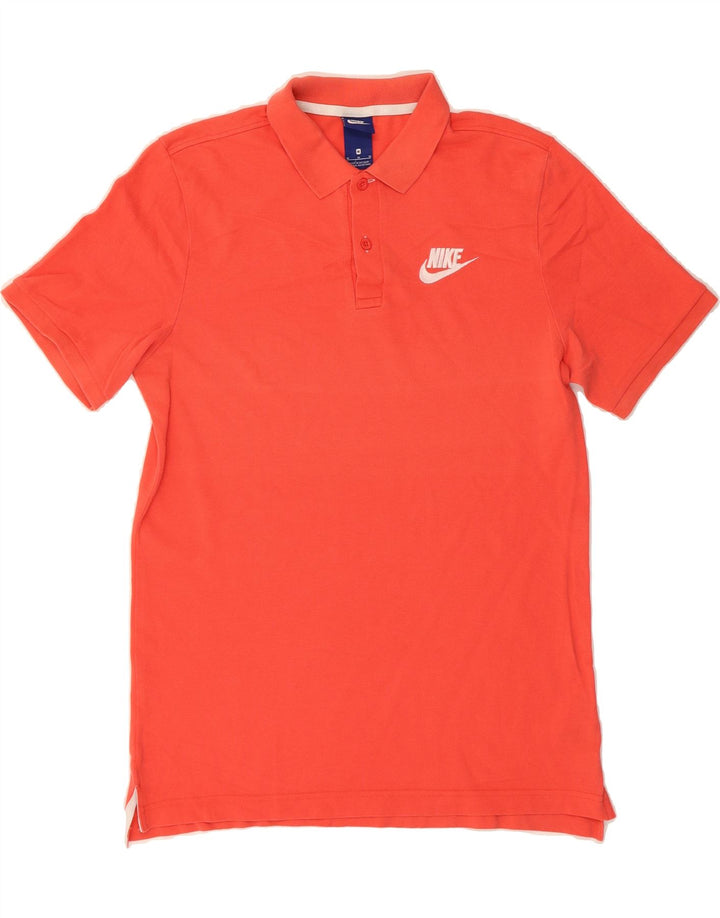 NIKE Mens Polo Shirt Medium Red Cotton Vintage Nike and Second-Hand Nike from Messina Hembry 