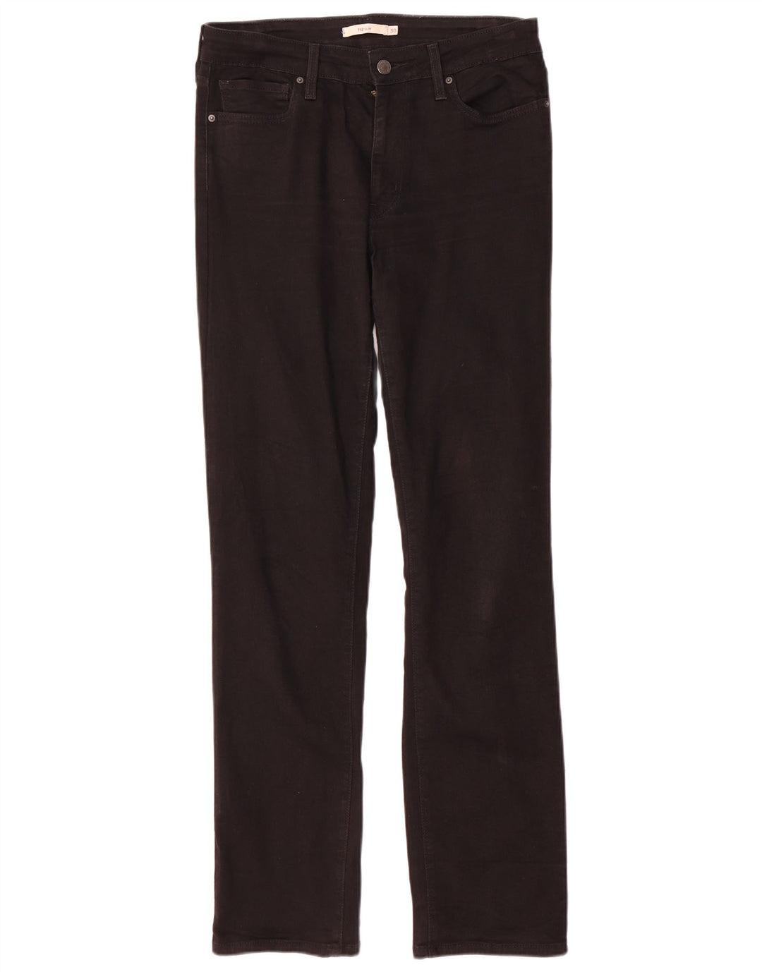 Blugi Levi's 712 Slim pentru femei W30 L32 bumbac negru